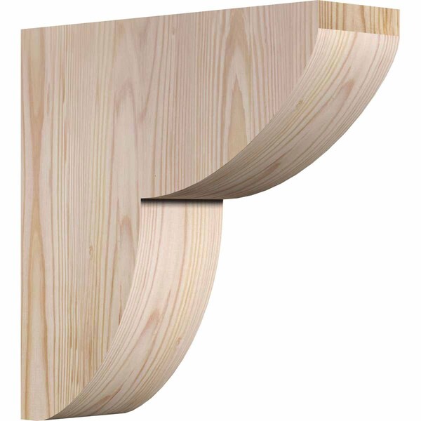 Ekena Millwork Crestline Smooth Corbel, Douglas Fir, 3 1/2"W x 12"D x 12"H COR04X12X12CRE00SDF - main